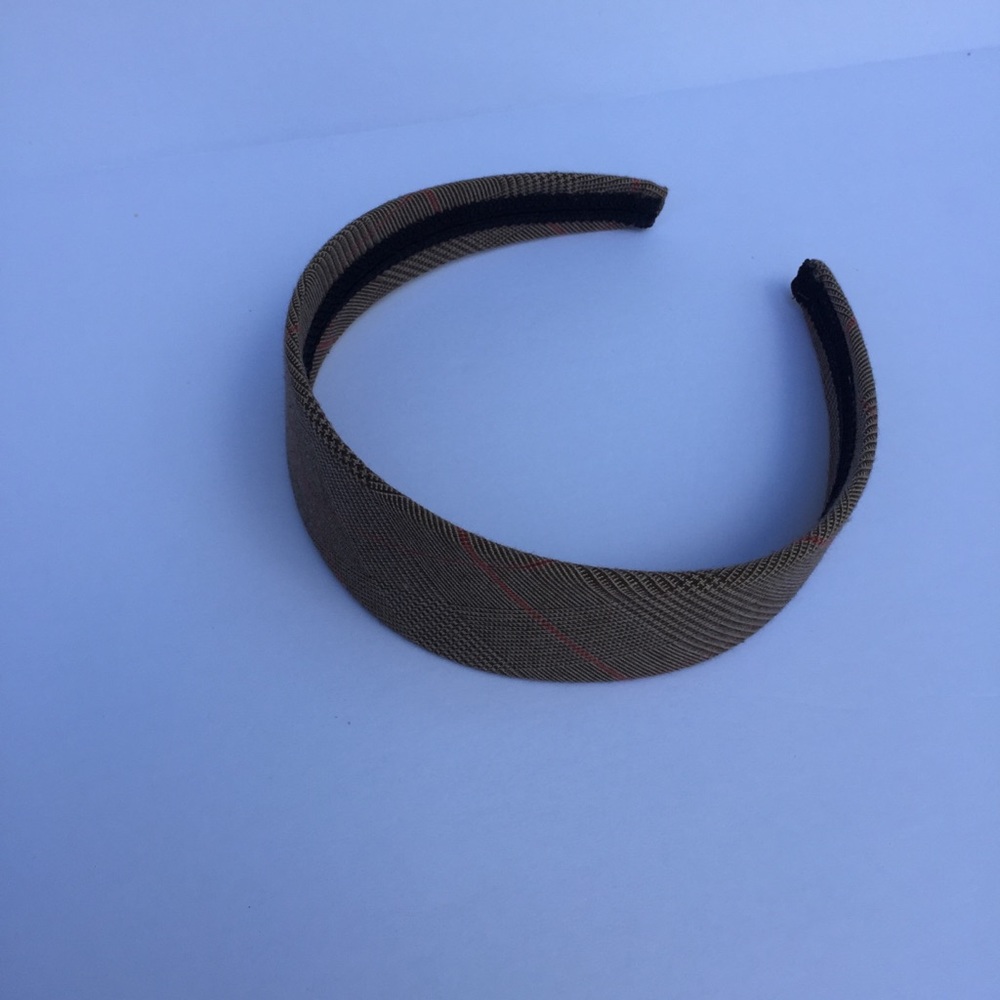 Glen PLAID fabric Wide Headband